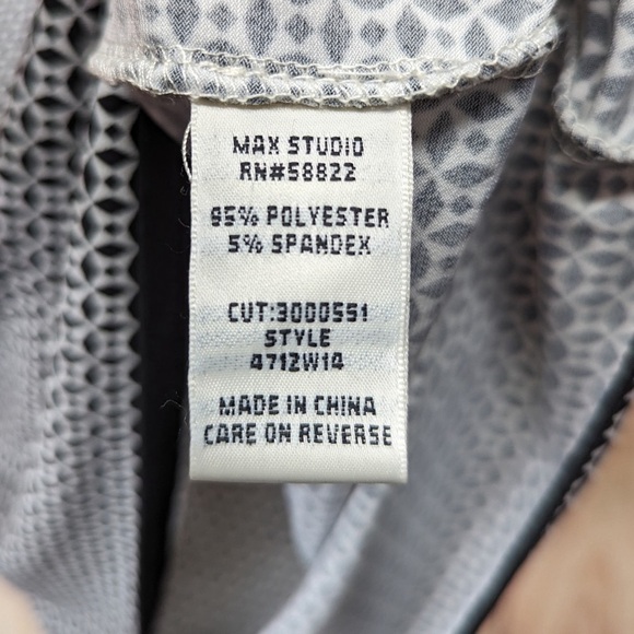 Max Studio black and white checkered midi pencil skirt size S EUC - Picture 5 of 6